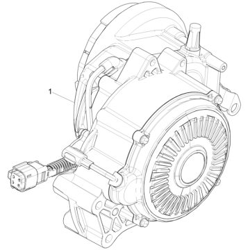 Motorblok compleet Vespa Elettrica 45km/u Euro 5 2021