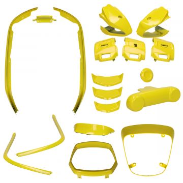 Complete styling / sierlijst set Vespa Sprint geel 8-delig (vanaf 2018)
