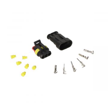 Connector Stekker plug (superseal) 3-polig WR (onder andere Piaggio scooters)
