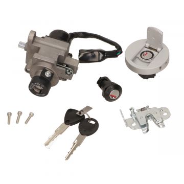 Contactslot set compleet met tankdop Peugeot Speedfight 3-4/Kisbee DMP