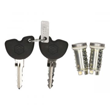 Contactslot set (2 delig) Piaggio logo sleutel Zip 2/4-takt 2000→/Zip SP/Typhoon 50 2-takt 2010-2016/Liberty 50-125-150 2/4-takt/Fly 50 2/4-takt ←2011 5735125 origineel