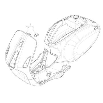 Frame Vespa Primavera 50 4-takt IGET 3V Euro 5