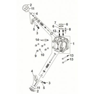 Cilinderkop Sym Fiddle IV 50 Euro 5