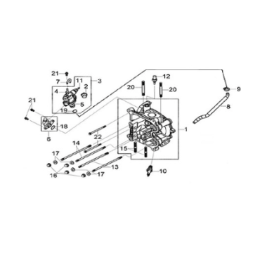 Cylinder head Sym Joymax Z 125 E4