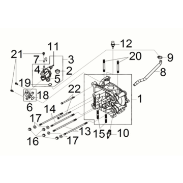 Cylinder head Sym Joymax Z 125i E5 2022