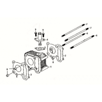 Cylinder Sym Fiddle III 50 E3