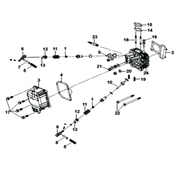 Cylinderkop KPL. Sym Jet 14 125I E4