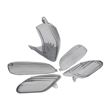 Knipperlicht + Achterlicht glasset STR8 Aprillia SR Factory Smoke