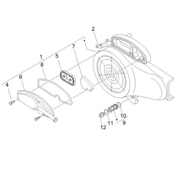 Oliefilter Piaggio Fly 50 4-takt AC