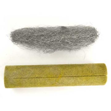 Dempervulling rol fiber 60x265mm Technigas onder andere Rieju Next-R/RS 2/E-Box
