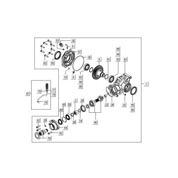 Differentieel Kymco MXU 400