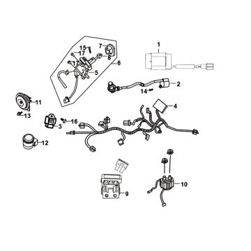 Draadboom Sym XPRO 50 4-takt AC Euro 4