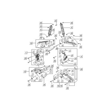 Draagarm Kymco MXU 400