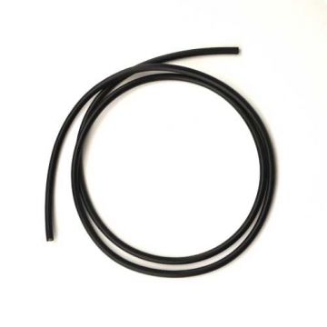 Bougie kabel 5mm dikte zwart per meter