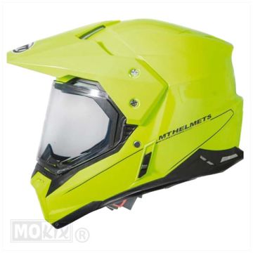 Crosshelm MT Synchrony Duo sport fluor geel