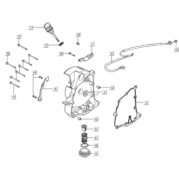 Carter - Peilstok - Oliefilter Kymco Agility 16+ 150i Euro 4