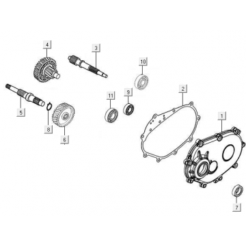 Vertanding - Overbrenging Kymco New Downtown 125i ABS