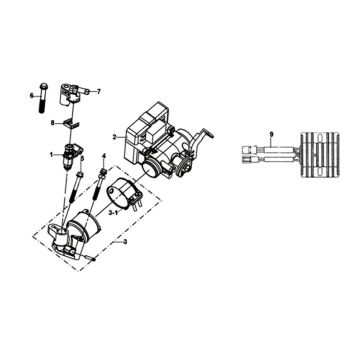 ECU set Sym Orbit II 125i E4