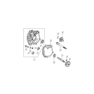 Vertanding - Overbrenging Kymco B&W LC 2-takt zilver