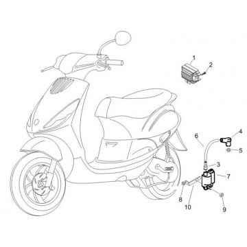 Elektrische delen Piaggio Zip 2000 2-takt AC