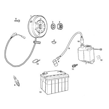 Elektrische delen Derbi Senda SM DRD 2006