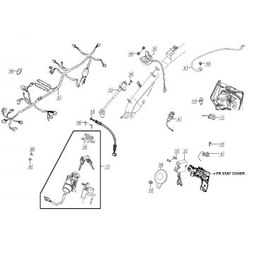 Kabelboom - Contactslot - Spanningsregelaar Agility CITY 16 125