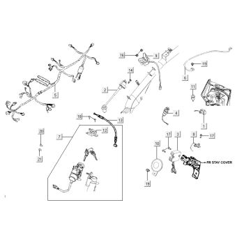 Kabelboom - Contactslot - Spanningsregelaar Agility CITY 16 150