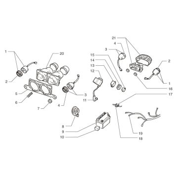 Elektrische delen Beta Ark-RR 50 2-takt LC rood 2010