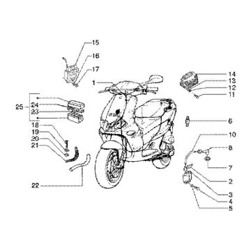 Elektrische delen Gilera Runner FXR 180 2-takt