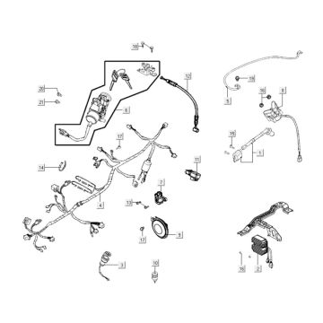 Elektrische delen Kymco Agility City 16 200i