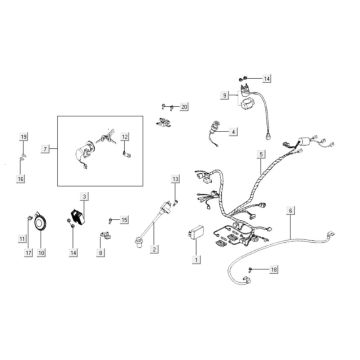 Elektrische delen Kymco Like 125