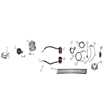 Elektrische delen Lintex HT50QT-39 4-takt
