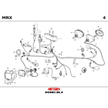 Elektrische delen Rieju MRX castrol 2001 2-takt