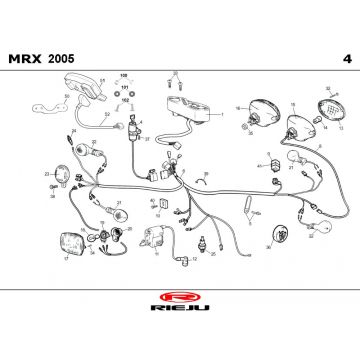 Elektrische delen Rieju MRX zwart 2006 2-takt