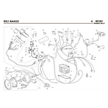 Elektrische delen Rieju Rs2 Naked blauw 2005 2-takt