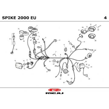 Elektrische delen Rieju Spike blauw 2001 2-takt