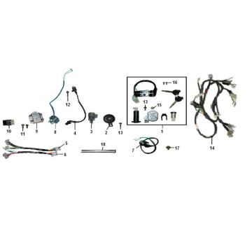 Elektrische delen Riva Sport VX50S 4-takt