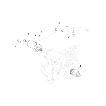 Startmotor - Bendix Piaggio Liberty 50 4-takt AC IGET 3V Euro 4