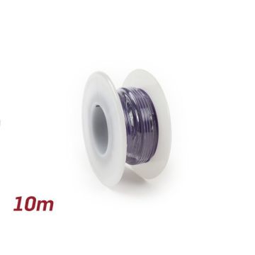 Elektrische kabel universeel diameter 2,3mm 10m violet
