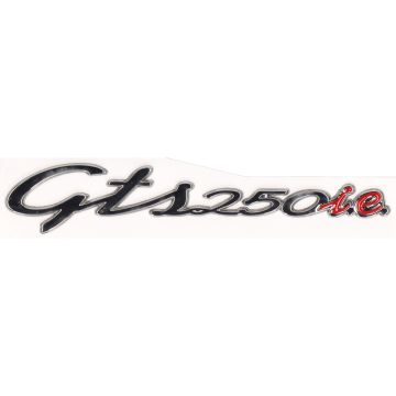 Embleem Vespa ( GTS 250ie ) chroom (145x28mm) origineel 656235