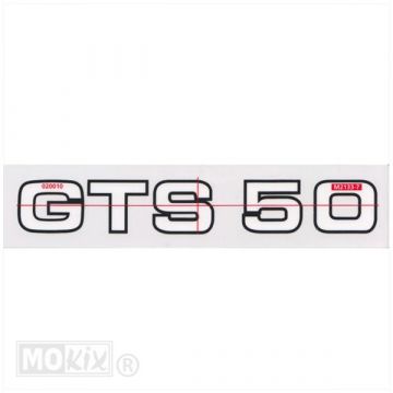 Zundapp sticker GTS50 wit/zwart 160x 25mm (1)