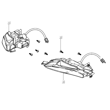 Knipperlichten voorzijde Kymco AK550i