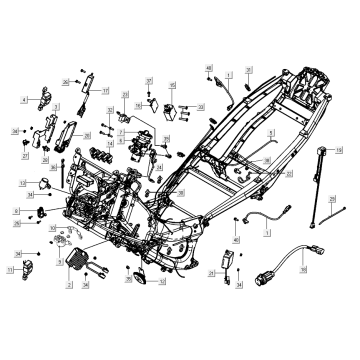 Kabelboom Kymco AK550i