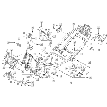 Framedelen Kymco AK550i