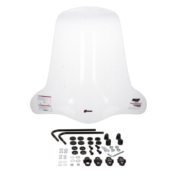 Windscherm hoog Kymco Sento 50-125cc type 1  2008-2013 hoogte 67cm Faco