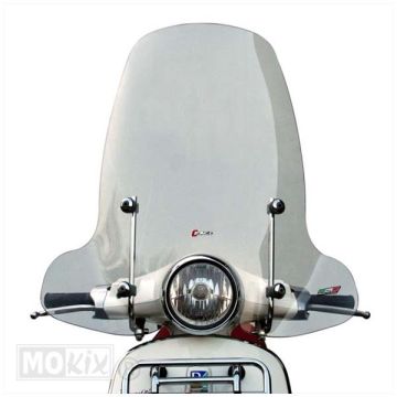 Windscherm hoog transparant Vespa Primavera 50-125-150 2013-> /Vespa Elettrica Faco