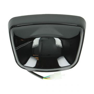 Achterlicht Led met glanszwarte rand smoke type China Classic LX/Retro/AGM VX/VX50S/Riva/Napoli/Benson/Touring/Toscana/Lux/VXL/RL/Azzuro/Rimini DMP
