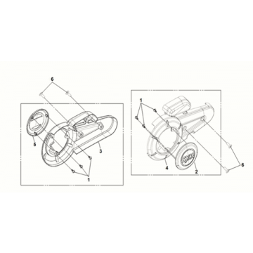 Fork cover Sym E-MIO