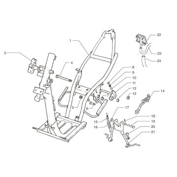 Frame Beta Ark-k 50 2-takt AC zwart