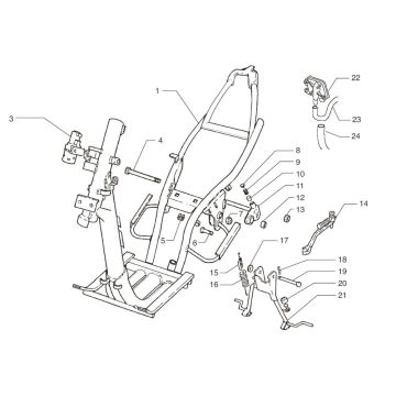 Frame Beta Ark-tribe 50 2-takt AC wit 2009 25